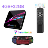 X88 PRO X3 TV Box Android 9.0 S905X3 Smart TV Box 4GB RAM 32GB 64GB 4K Google Media Player Android TV Set Top Box