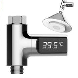 Shower Bath Faucet Water Thermometer With LED Screen 360° Rotating Bathroom Bath Water Thermometer Celsius Shower Thermometer