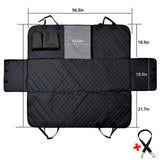 Dog Car Seat Cover Waterproof dog Carrier Car Rear Back Seat Mats Hammock Cushion Protector with Safety Belt for Dropshipping