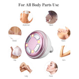 Ultrasonic Vibration Body Slimming Massager Hot Compress Fat Burner RF Infrared Abdomen Shaping Tool Anti Cellulite Weight Loss