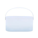 Portable Makeup Organizer Box Skin Care Organzier for Makeup with Mirror LED Ring Light for Travel J9