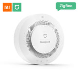 Xiaomi Mijia Honeywell Fire Alarm Photoelectric Smoke Sensor Gas Detector Work With Multifunction Gateway 2 Smart Home Control