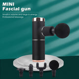 Mini Massage Gun Handle USB Electric Massager Therapy Pocket Multicolor Massage Gun Muscle Body Pain Relief Fascia Gun with box