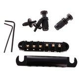 Locking Roller Saddle Bridge Set For LP Guitar Parts Accessories