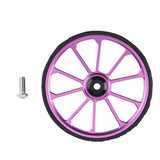 Folding Bike Easy Wheel for Brompton/Birdy Aluminum Alloy CNC Easywheel Ultralight Sealed Bearing Push Wheels