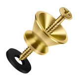 24Pcs Guitar Strap Locks Metal Strap Button Metal End Pins Flat Head For Acoustic Classical Electric Guitar Bass Ukulel