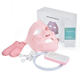 Skin Care Photon Therapy Facial Soft Gel LED Mask with Controller Acupoint Vibration Massage Reduce Wrinkle Beauty Instrument