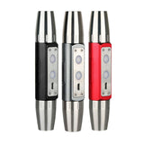 USB/Battery UV 365nm+395nm+Yellow+White LED Flashlight Inspect Torch for Gem Jade Jewelry 304 Stainless Steel Aluminum Alloy