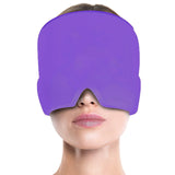 Migraine &amp; Headache Relief Hat Reusable Gel Cold Pack for Migraine or Puffy Eye Sinus &amp; Stress Relief Migraine Gel Ice Head Wrap