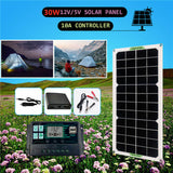 30W Solar Panel Car Van Boat Caravan Camper Trickle Portable 12V Battery Charger