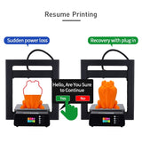3D Printer A5 Upgraded A5S Full Metal Diy Kit High Precision Large Print Size 305x305x320mm Dual Z Axis Impressora 3d