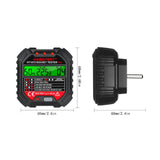 HABOTEST HT107D Outlet Tester with 90-250V Socket Tester Automatic Electric Circuit Polarity Voltage Detector Breaker Finder