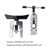 Universal Manual Tube Expander Flaring Tool Kit with Holder Air Conditioner Copper Pipe Reamer for Air Conditioners