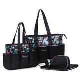 5 Pcs/Set Diaper Bag For Mommy Baby Care High Capacity Maternity Mother Bag Newborn Toddlers Mummy Changing Nappy Hobos