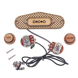 Set Guitar Pickup of Wood 3-String Humbucker Pickups for Cigar Box Guitars