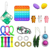 Fidget Toys Pack Anti Stress Set Kawaii Gift Toys Box Children Simple Dimple Antistress Relief Figet Toys Pakket Kit Dropship