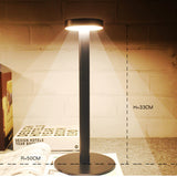 LED Aluminum Alloy Waterproof Desk Lamp Touch Dimming Rechargeable Metal Dinner Table Lamps For Office Living Room Study Lamp