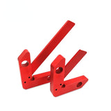 Aluminum Alloy Square Center Scribe Center Finder 45/90 Degree Right Angle Line Gauge Carpenter Ruler Woodworking Measuring Tool