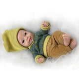 Realistic Reborns Baby Dolls With Cute Smile Face Fine Workmanship Vibrant Real Baby Dolls For Birthday Gifts Weddings Parties