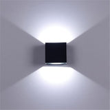 1pc LED Wall Lamp 6W Aluminum AC85-265V Wall-mounted Aisle Corridor Staircase For Bedroom Porch Decoration Bedside Wall Lamp