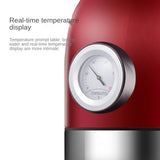 1.8L Electric Kettle Stainless Steel Smart Whistle Kettle Samovar Kitchen Tea Coffee Thermo Pot With Temperature Display