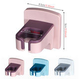 Hair dryer holder Bathroom Equipment Wall-mounted No Drilling Bathroom Organizer  Storage Shelf Stand For Bathroom Accessories