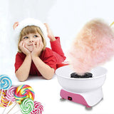 Electric DIY Sweet Cotton Candy Maker Portable Cotton Sugar Floss Machine Girl Boy Gift Children's Day EU Plug