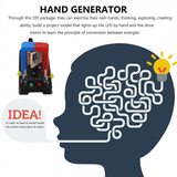 School DIY Dynamo Experiment Generator Laboratory Electricity Apparatus #h10