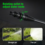 30000mAh 25V Cordless High Pressure Washer Spray Water Gun 600W Car Wash Pressure Water Nozzle Cleaning Machine