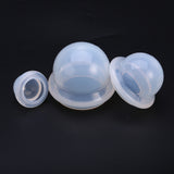 4pcs Silicone Medical Vacuum Massage Cupping Massaging Tools Body Facial Therapy Cupping Cups (Transparent)