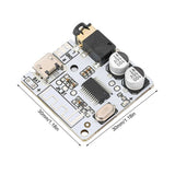 Bluetooth Audio Receiver Board WAV+APE+FLAC+MP3 Lossless Decoding DIY Car Speaker Amplifier Module with LED Indicator 3.7-5V