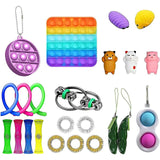 Fidget Toys Pack Anti Stress Set Kawaii Gift Toys Box Children Simple Dimple Antistress Relief Figet Toys Pakket Kit Dropship