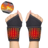 New Magnetic Therapy Treatment Self-Heating Wrist Support Brace Wrap Heated Hand Warmer Compression Pain Relief Wristband Belt