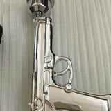 E27 Modern Silver/Gold Electroplate Gun Table Lamps Bedroom Bedside Desk Read Lighting  Resin Table Lights Deco Home Lighting