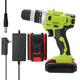 21V Multifunctional Screwdriver Cordless Electric Screwdriver Electric Drill High-power Wireless Rechargeable Hand Drills DIY