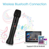 Professional Karaoke Microphone Wireless Speaker Portable Bluetooth Microphone For Phone Iphone Handheld Condenser Mic