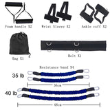 Resistance Band Boxing Muay Training Stretching Strap Set Gym Workout Fintess Exercises Waist Leg Strength Training Belt