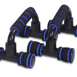 1pair Fitness I-shaped Push up Bar Stands Handles Hand Sponge Grip Bars Gym Muscle Training Push up Chest Bar Body Building Home