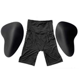 2PS High waist Butt Hip Up Padded  Enhancer Fake Butt Lifter Buttocks Crossdresser Shapers Fake Ass Pants Padded