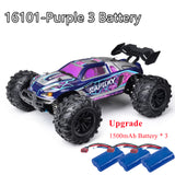 RC Car 1:16 Off Road Climbing 4WD With LED Headlight 2.4G Rock Crawler 50km/h High Speed Drift Remote Control Truck Toys