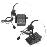 HT700 Corded Telephone with Headset Call Center Telephone with Omnidirectional Microphone Headset for Office Home