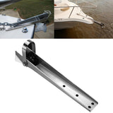 Bow Roller Sliver Yacht Accessories Universal Stand Durable Easy Install Stainless Steel Fixed Marine Boat Sturdy