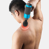 Touch Screen Button Massage Gun Fascia Muscle Relax Therapy Massager Percussive Vibration Muscle Massage Fascia Gun