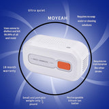 MOYEAH Portable Auto CPAP Cleaner Disinfector with Built-in 2000mAh Battery Ozone Cpap Sanitizer For CPAP APAP BIPAP Mask Hose