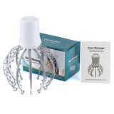 Electric Head Massager 12 Claws Vibration Stimulation Octopus Scalp Massage for Head Scratcher Rechargeable Relieve Head Fatigue