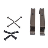 Adjustable Hook Window Accessories Hanging DIY Metal Structure Sturdy Curtain Rod Hook Bracket Holder Decorative Support Fixed