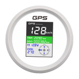 85mm GPS Speedometer Odometer Backlight Mileage Trip Counter Adjustable Head-Up Display Accessories Stainless Steel Gauges