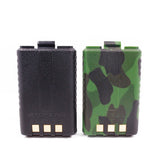 2Pcs Original BAOFENG UV-5R BL-5 1800mAh Li-ion Battery For Baofeng Walkie Talkie UV-5R UV-5RE Series Two Way Radio (Black/Camo)