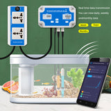 3 IN 1 PH/ORP/Temp Meter Controller Tuya WIFI Water Quality Tester PH Monitor Acidometer for Aquarium APP Control US/EU Plug
