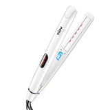 Max 446F Ceramic coated hair straightener anti-scald professional flat iron straightening iron LCD digital display Eu charger